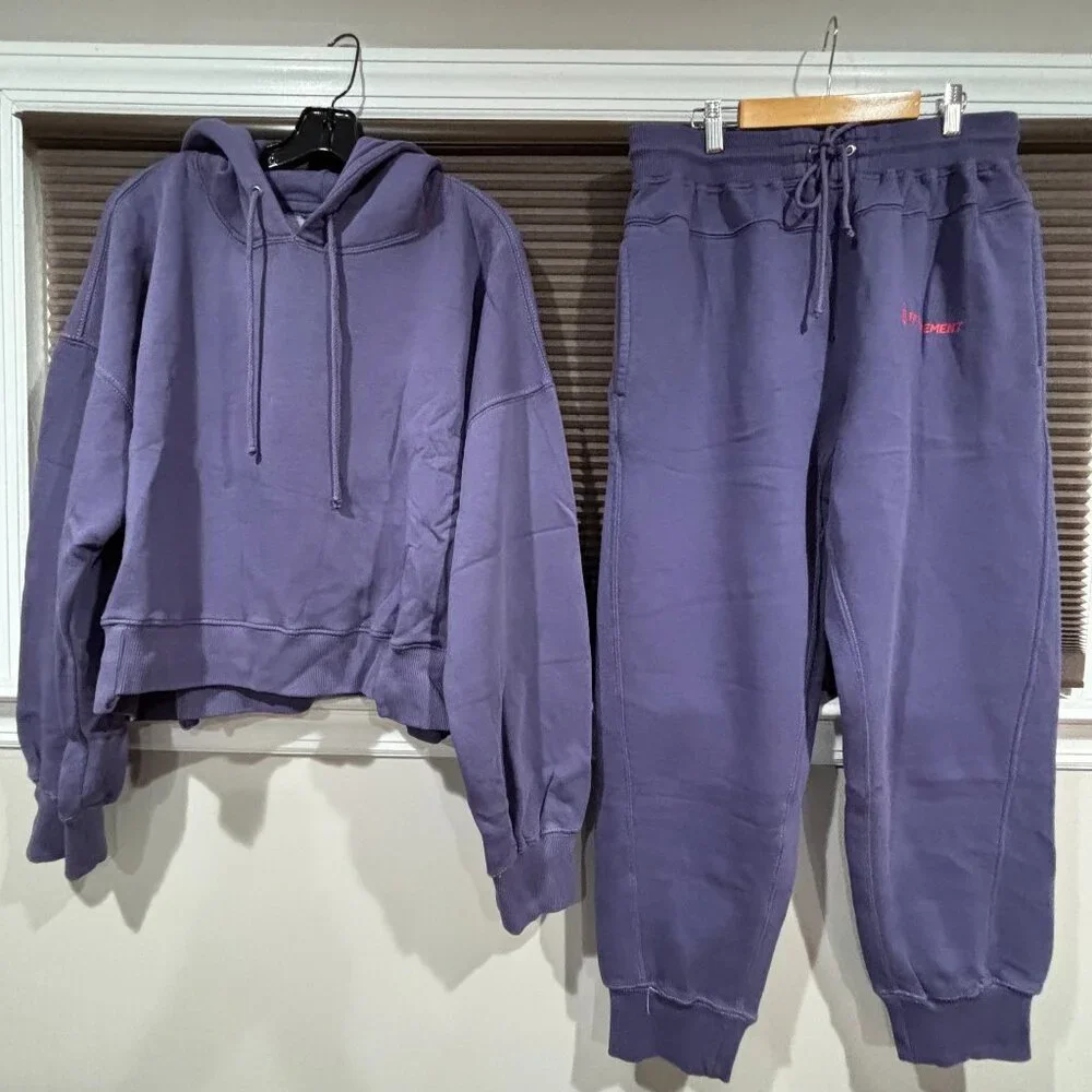 FP Movement Women's Undefeated Cotton Blend Hoodie & Jogger Set SZ: M - Picture 2 of 16
